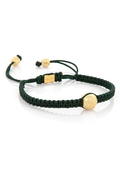 4Fellas Classic Green-Gold Plated Bracelet