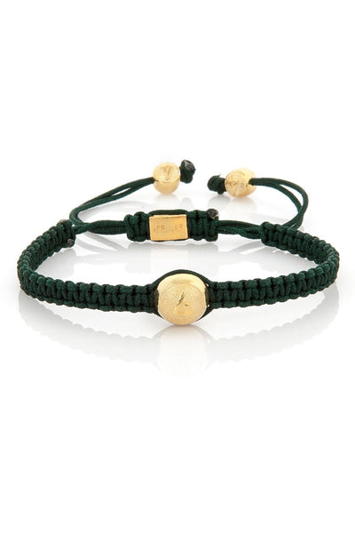 4Fellas Classic Green-Gold Plated Bracelet